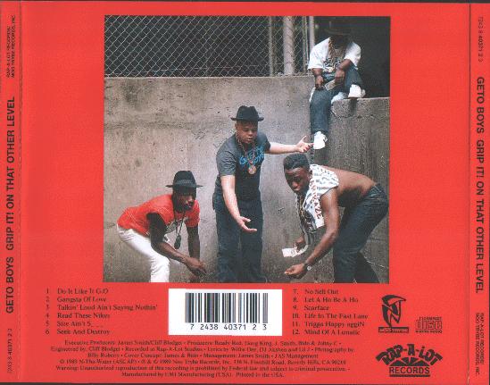 Ghetto Boys - Grip It! On That Other Level, Releases
